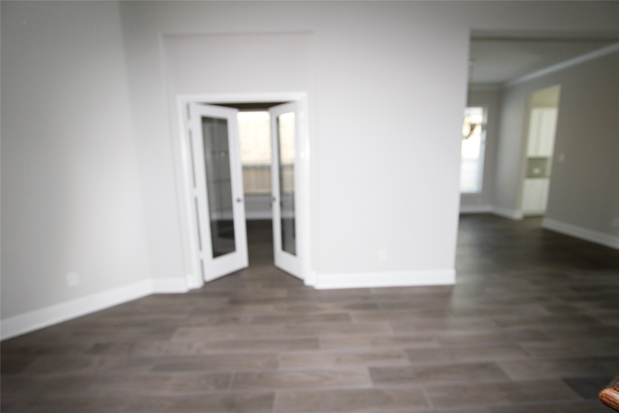 Open and spacious hallway