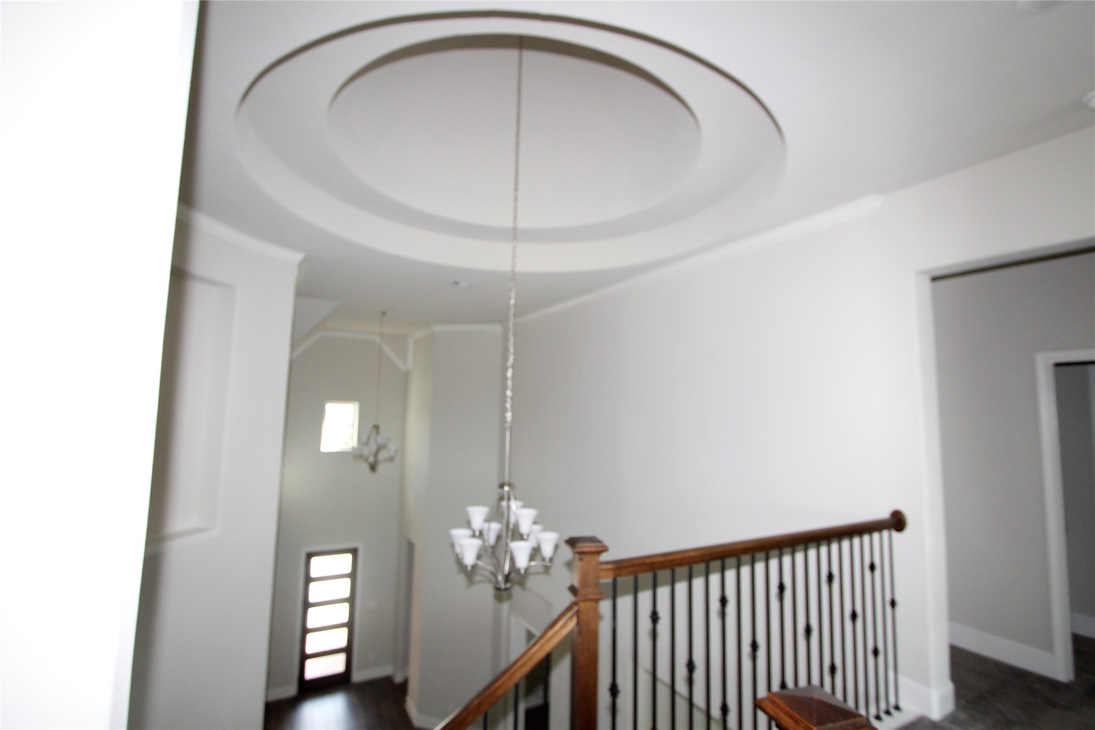 Beautiful rotunda with impressive chandelier
