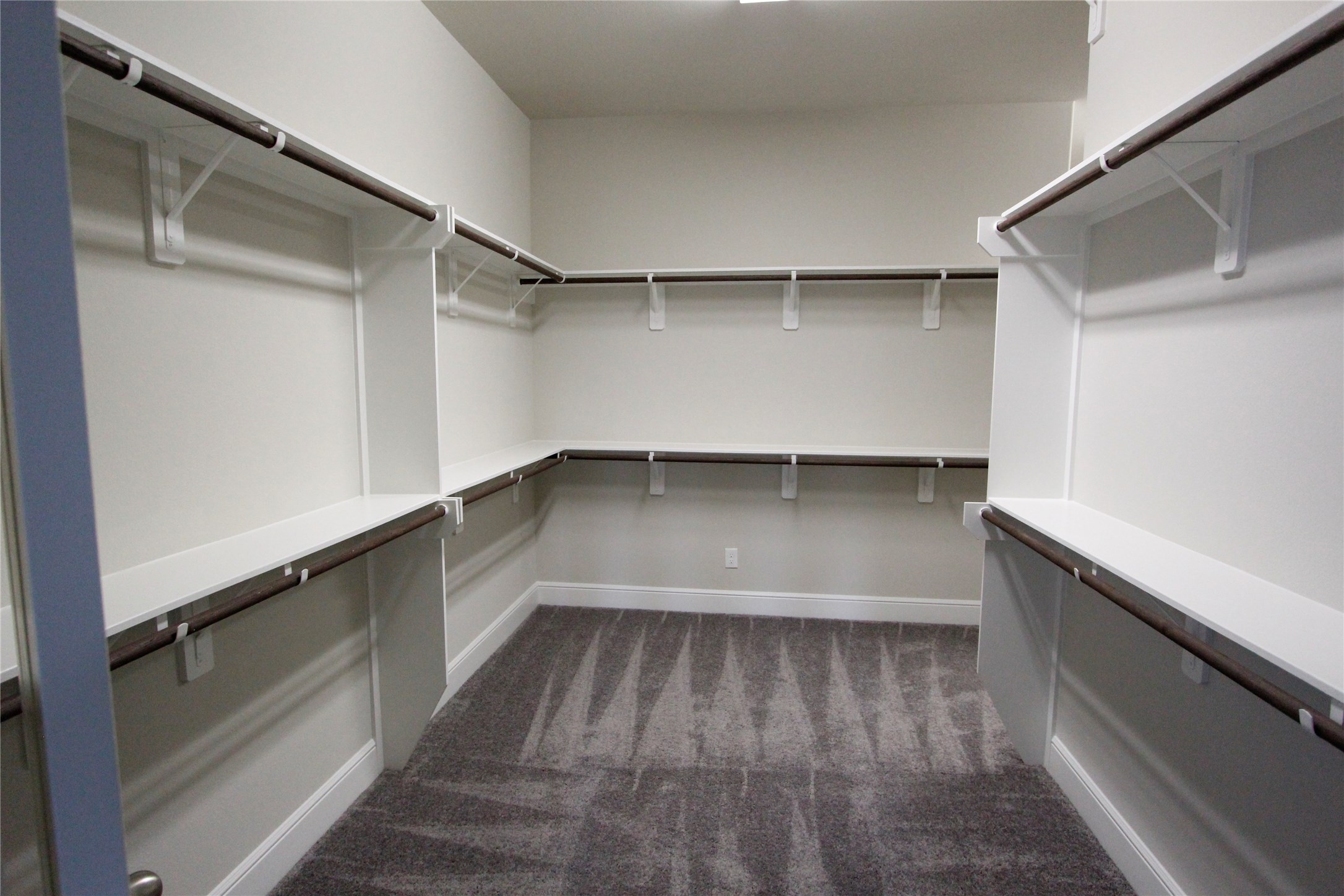 Huge and spacious master closet.