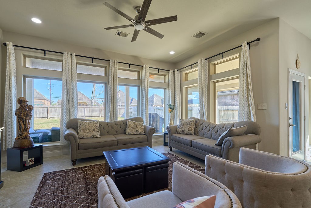 Inviting Family Room Filled with Natural Light!