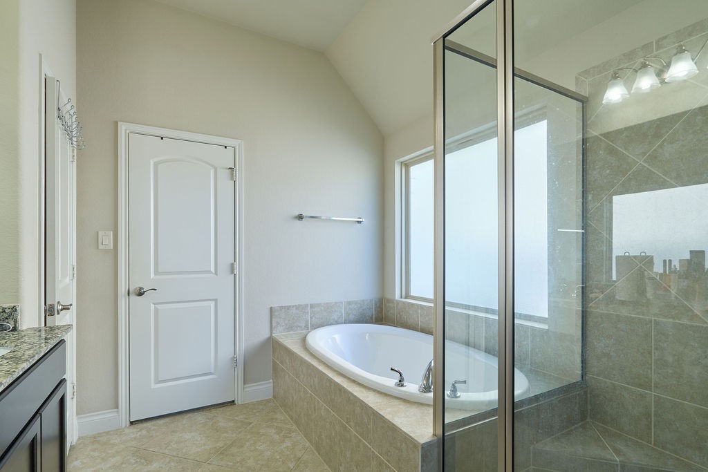 Luxurious Primary Bath with Soaking Tub!