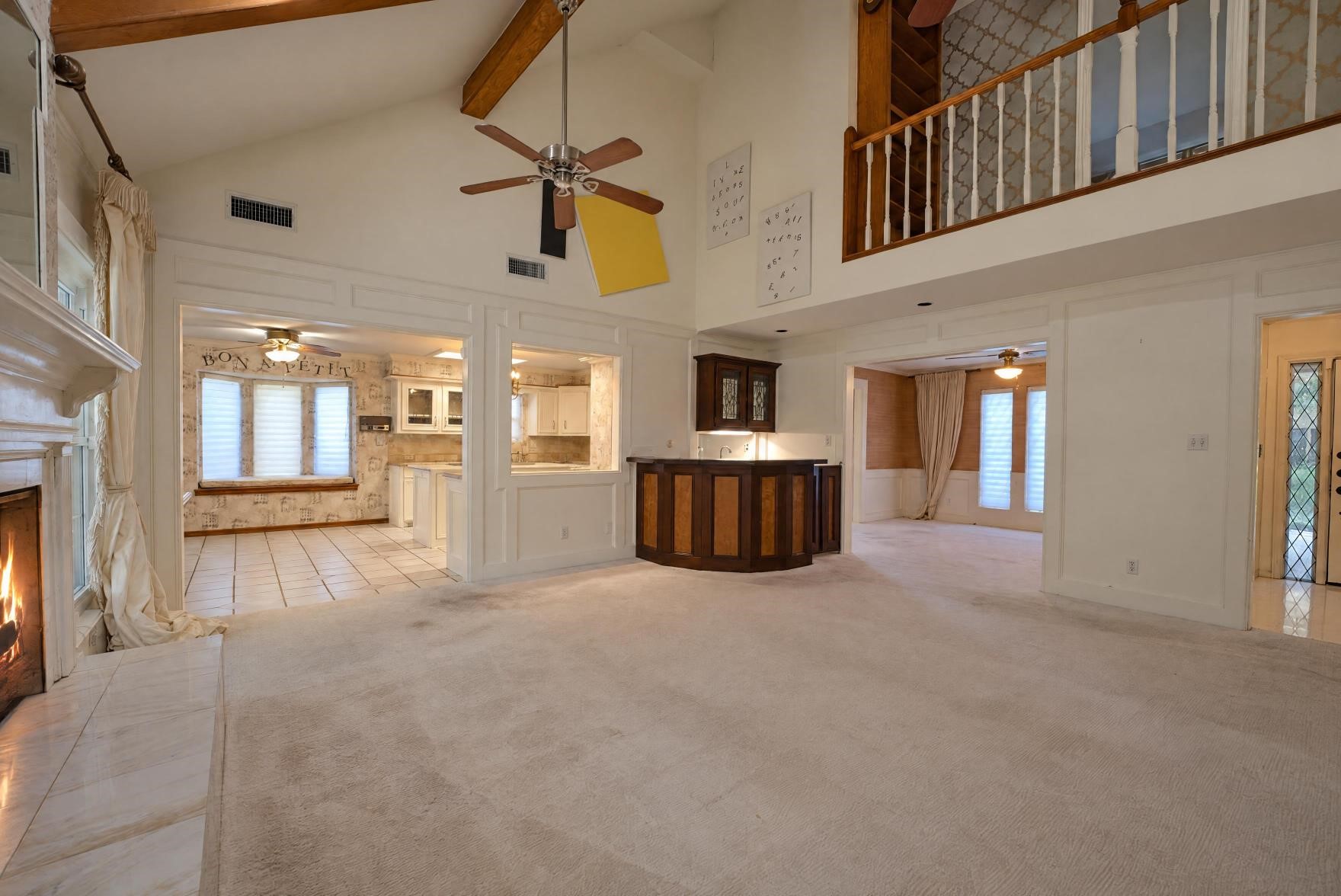 Another angle of the family room