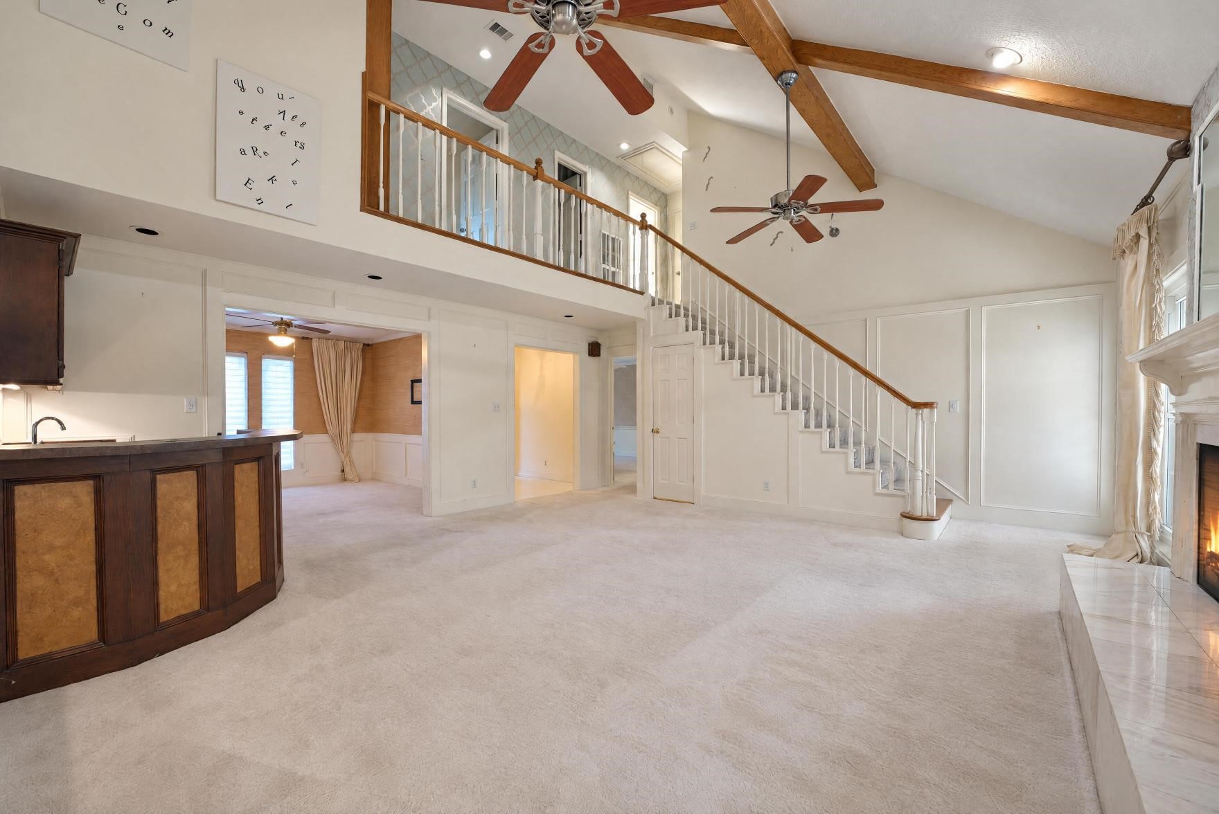 Another angle of the family room