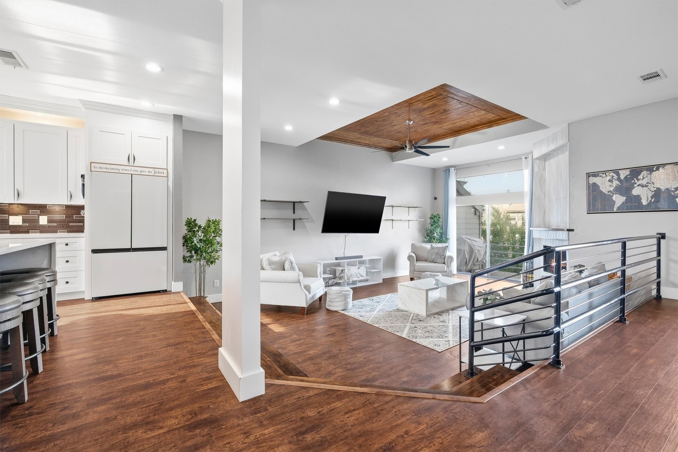 Bright open-concept second-floor main living area. Bright open-concept second-floor main living area.
