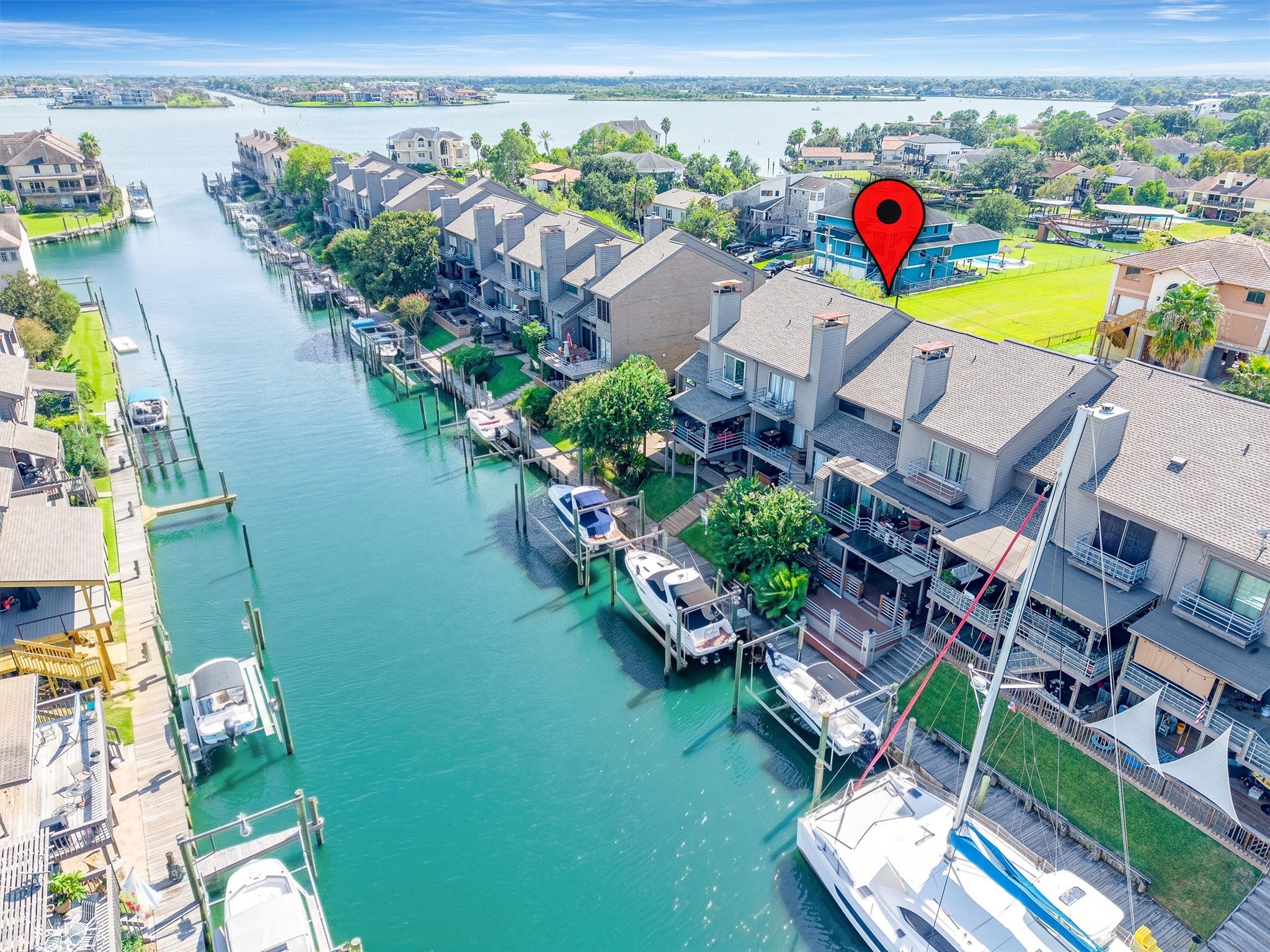 Direct water access right out your back door.