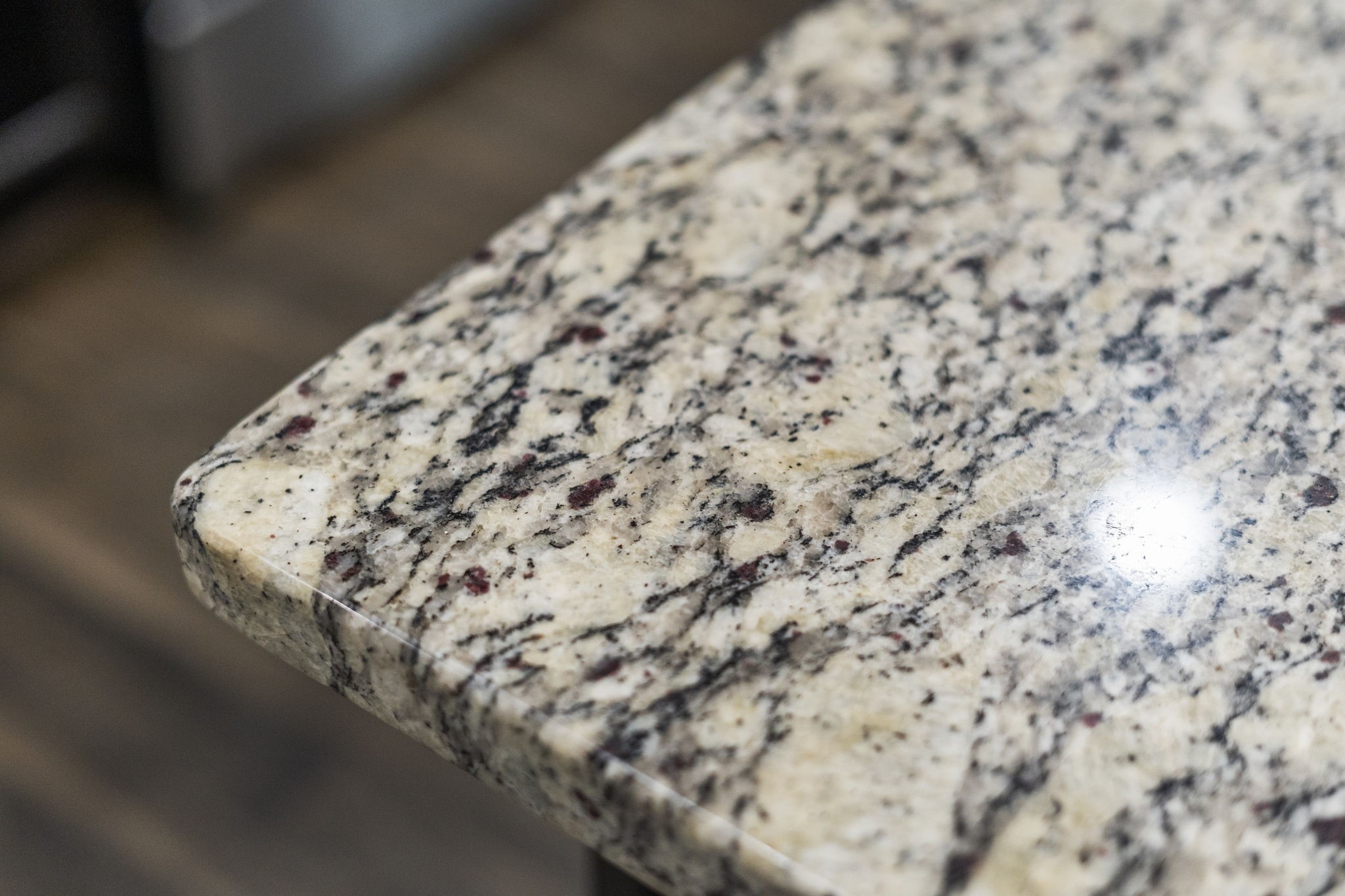 The quartz countertops are both beautiful and durable, combining style with long-lasting functionality.