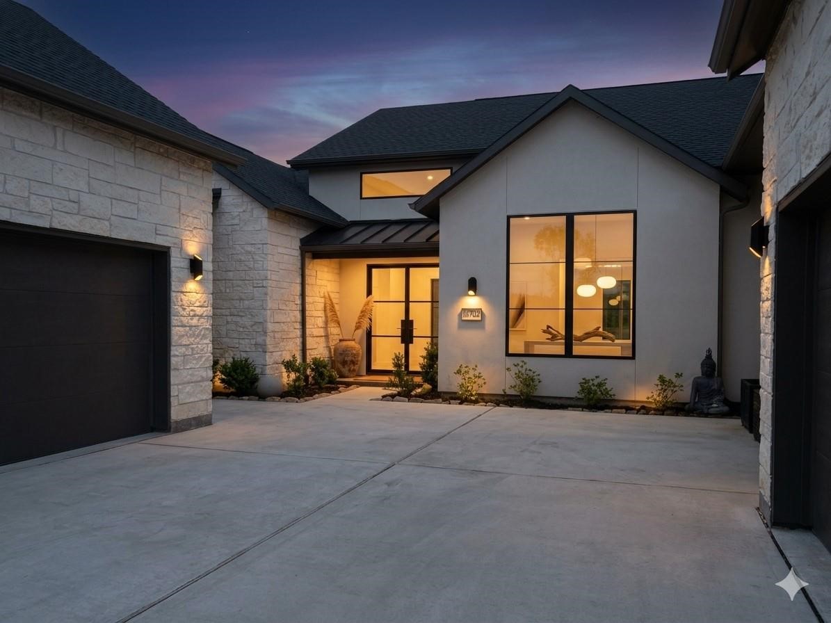 Beautiful Stucco/stone exterior, must see in person. 4 Car garage!