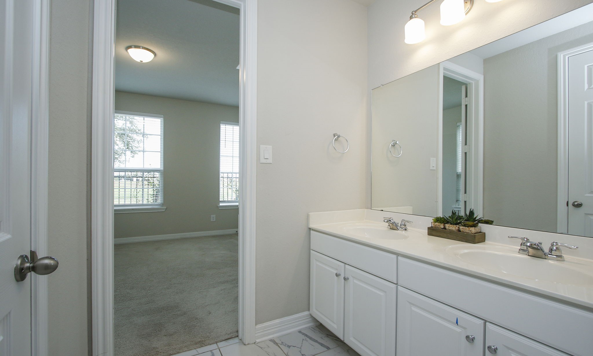 Double sinks in the shared bath