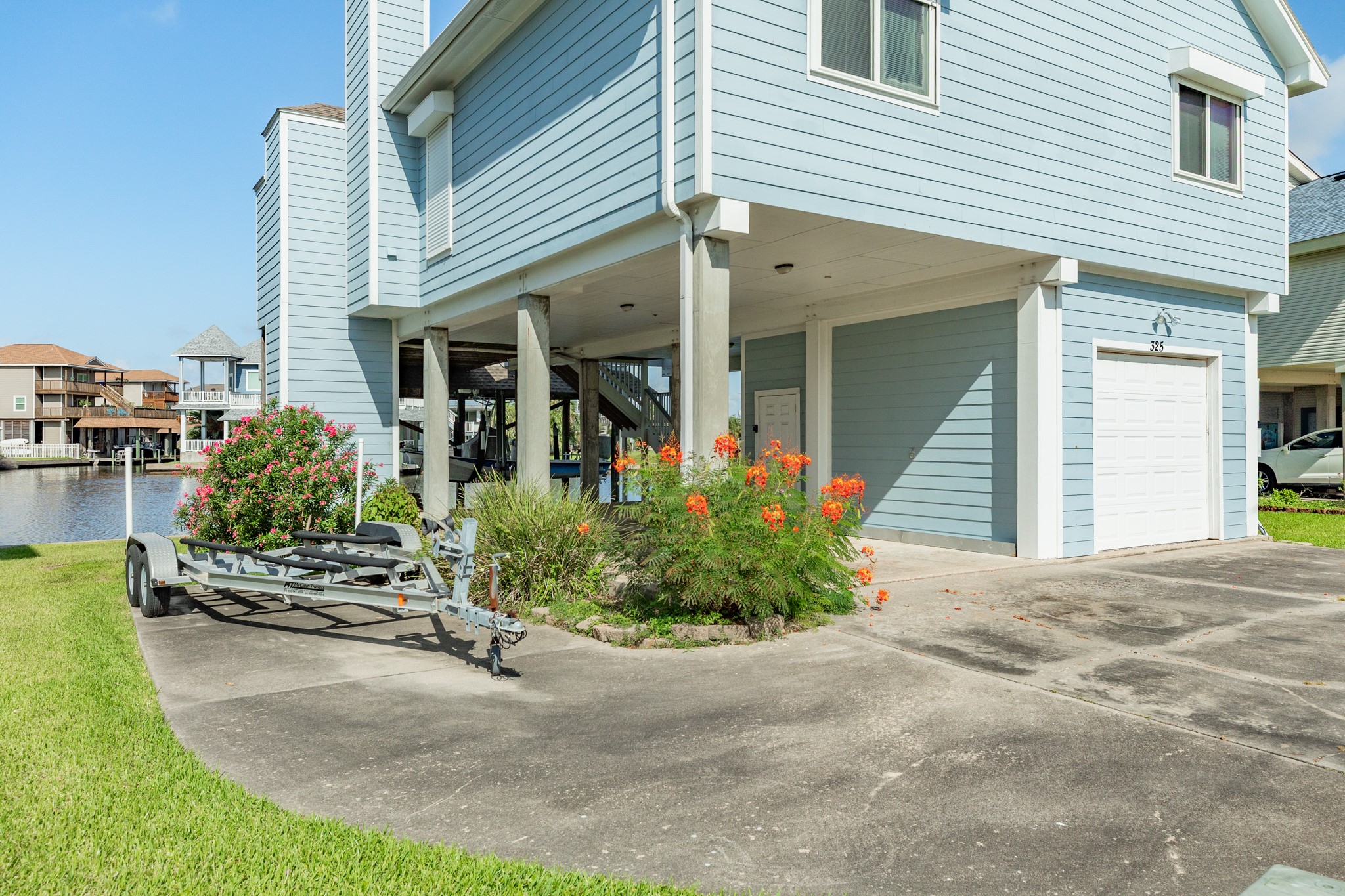 No problems storing your trailer at this property with a separate pad in place.