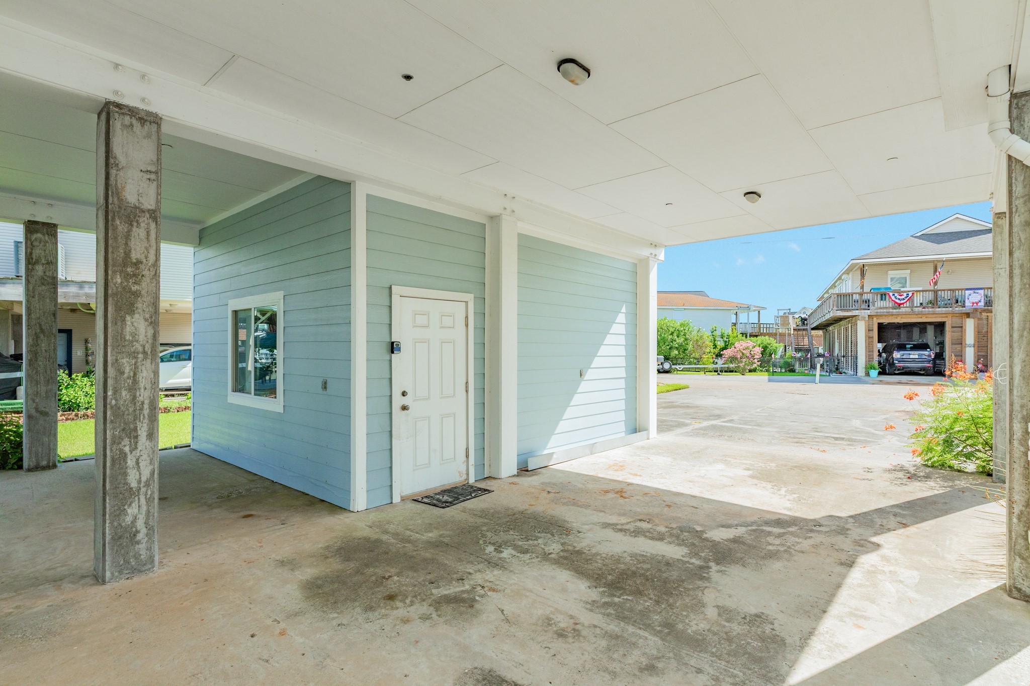Property also has a one car garage.