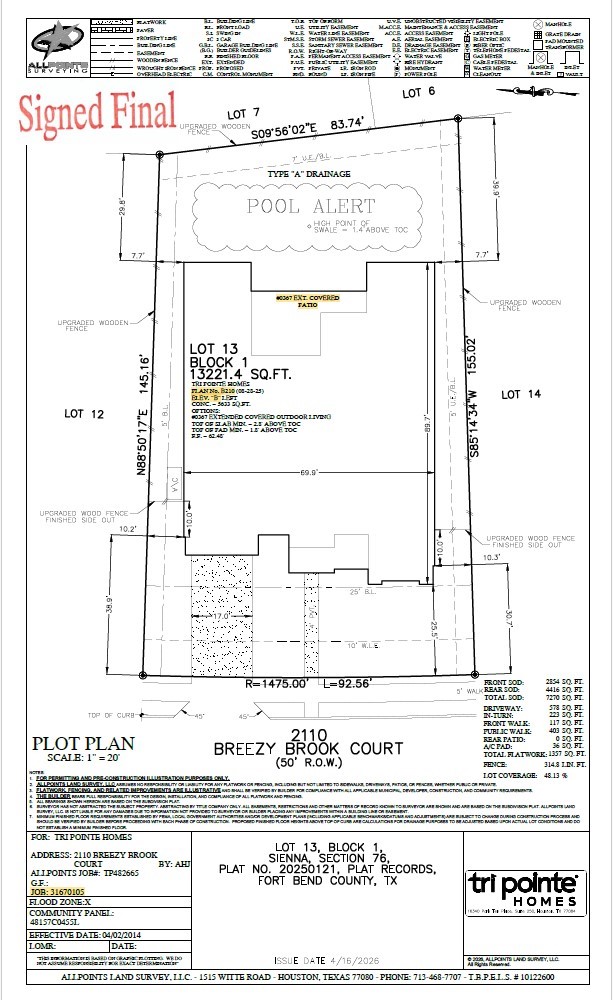 2110 Breezy Brook Court, Missouri City, TX 77459 2110 Breezy Brook Court, Missouri City, TX 77459