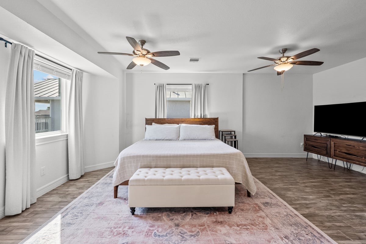 Primary Bedroom is Exceptionally Spacious and Well Lit!