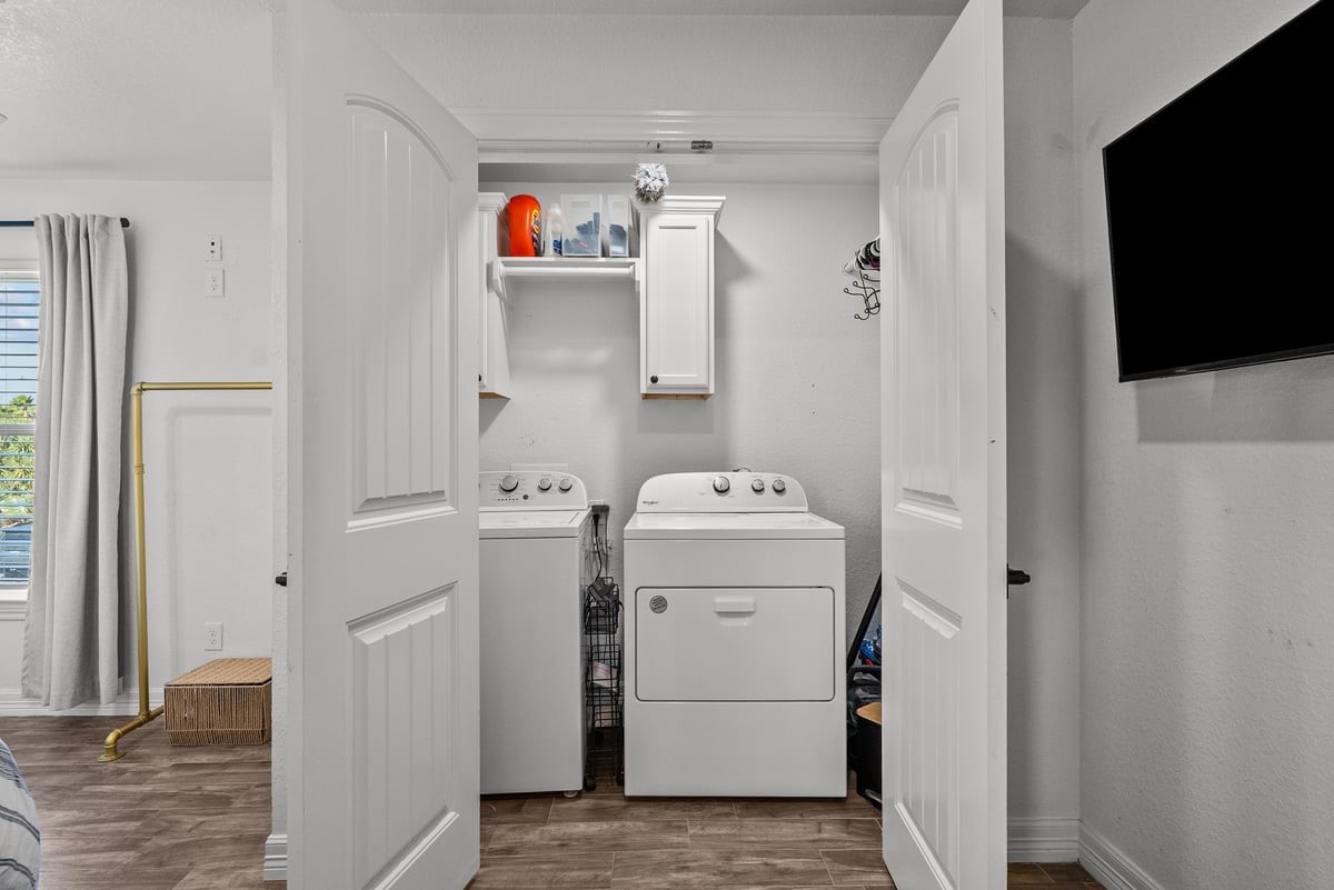 Utility Room in house with extra storage