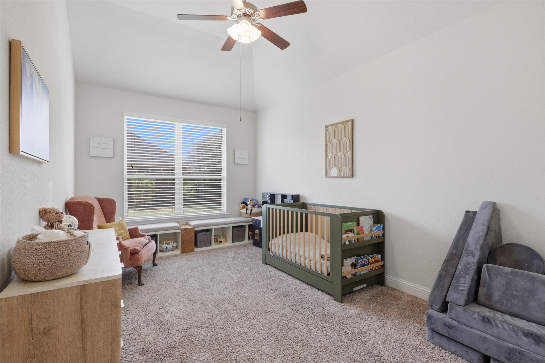 Flexible additional bedroom that can be used as a media room or second living area.