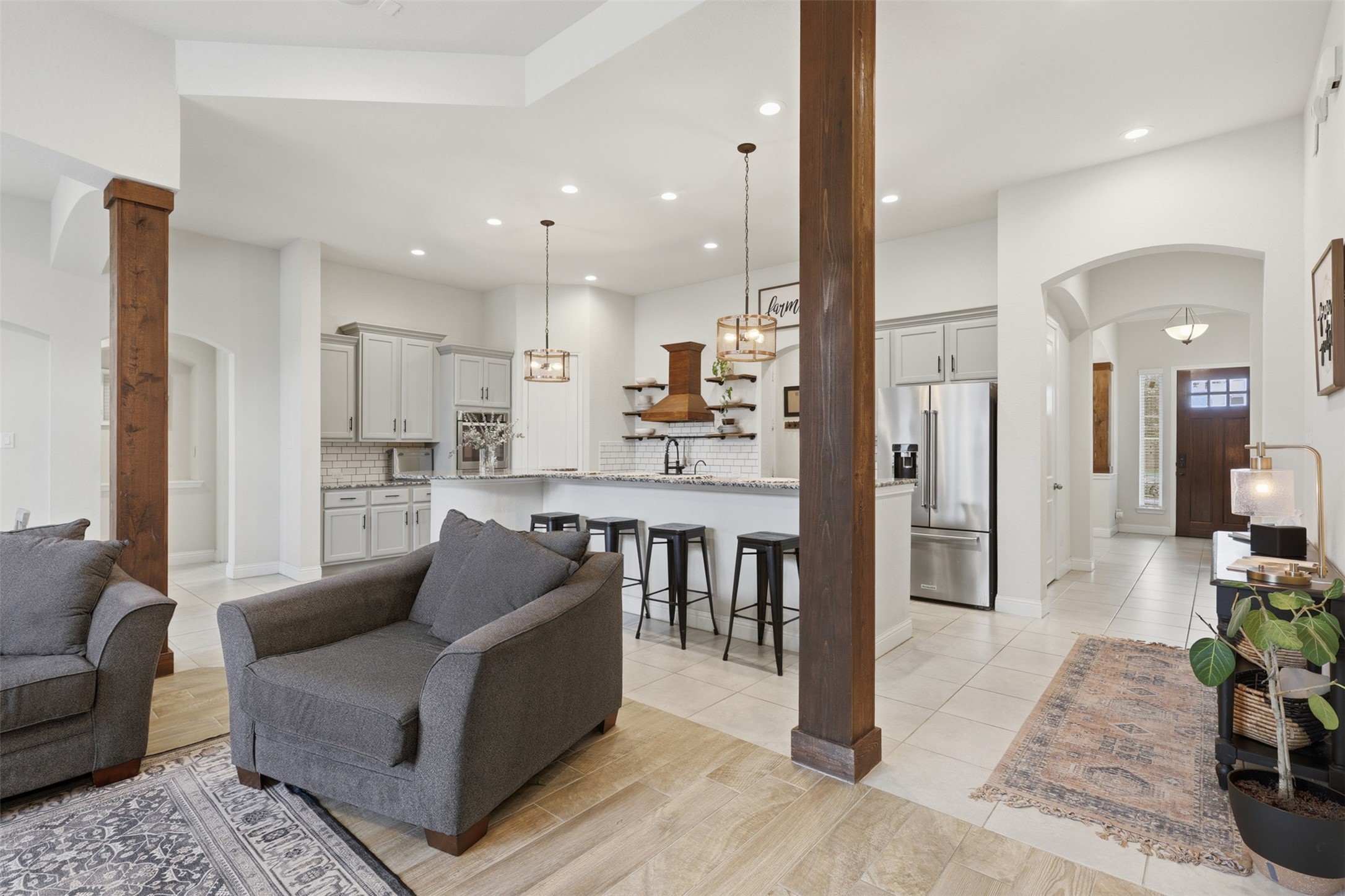 Open layout ideal for entertaining and everyday living.