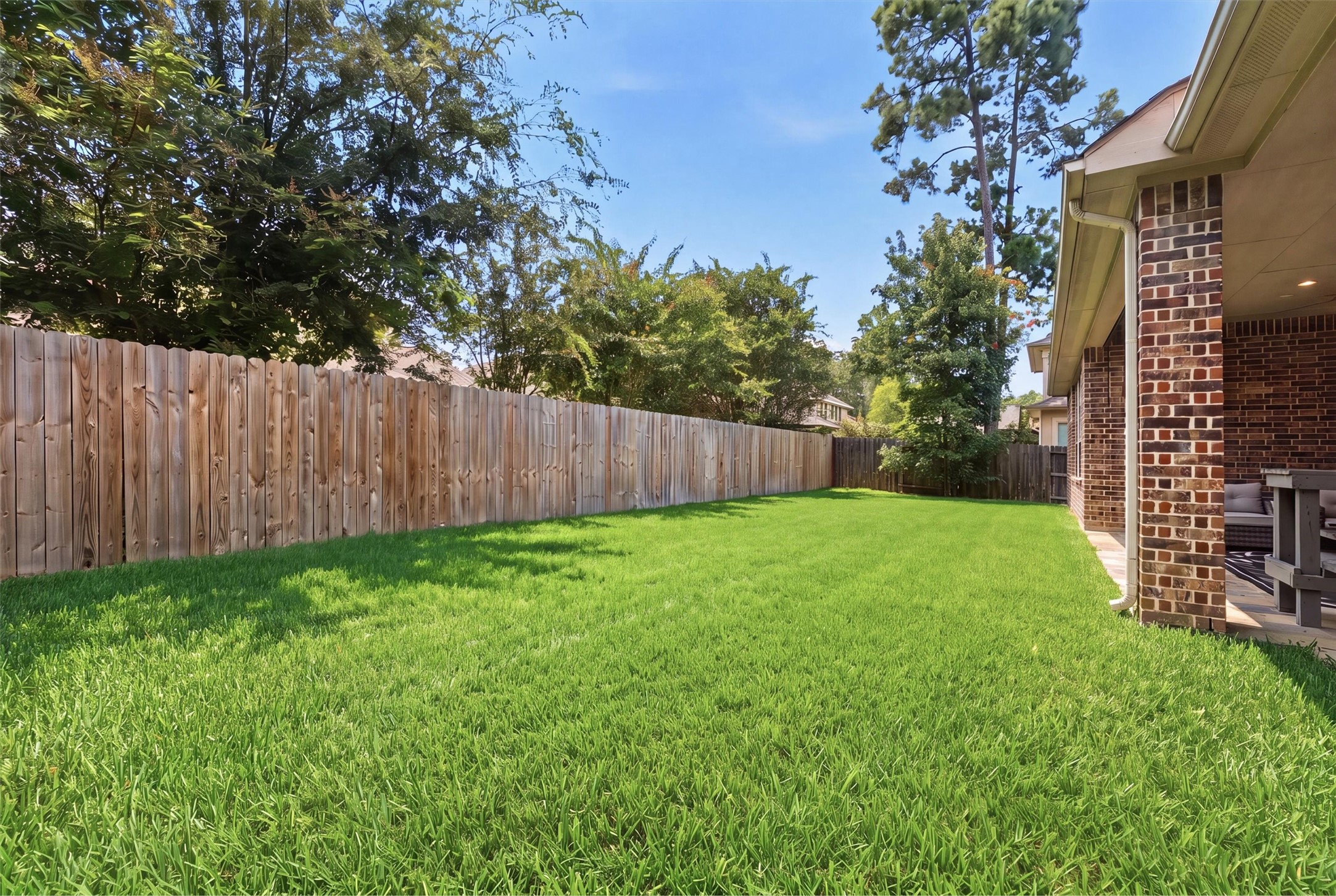 Ample Fenced Backyard