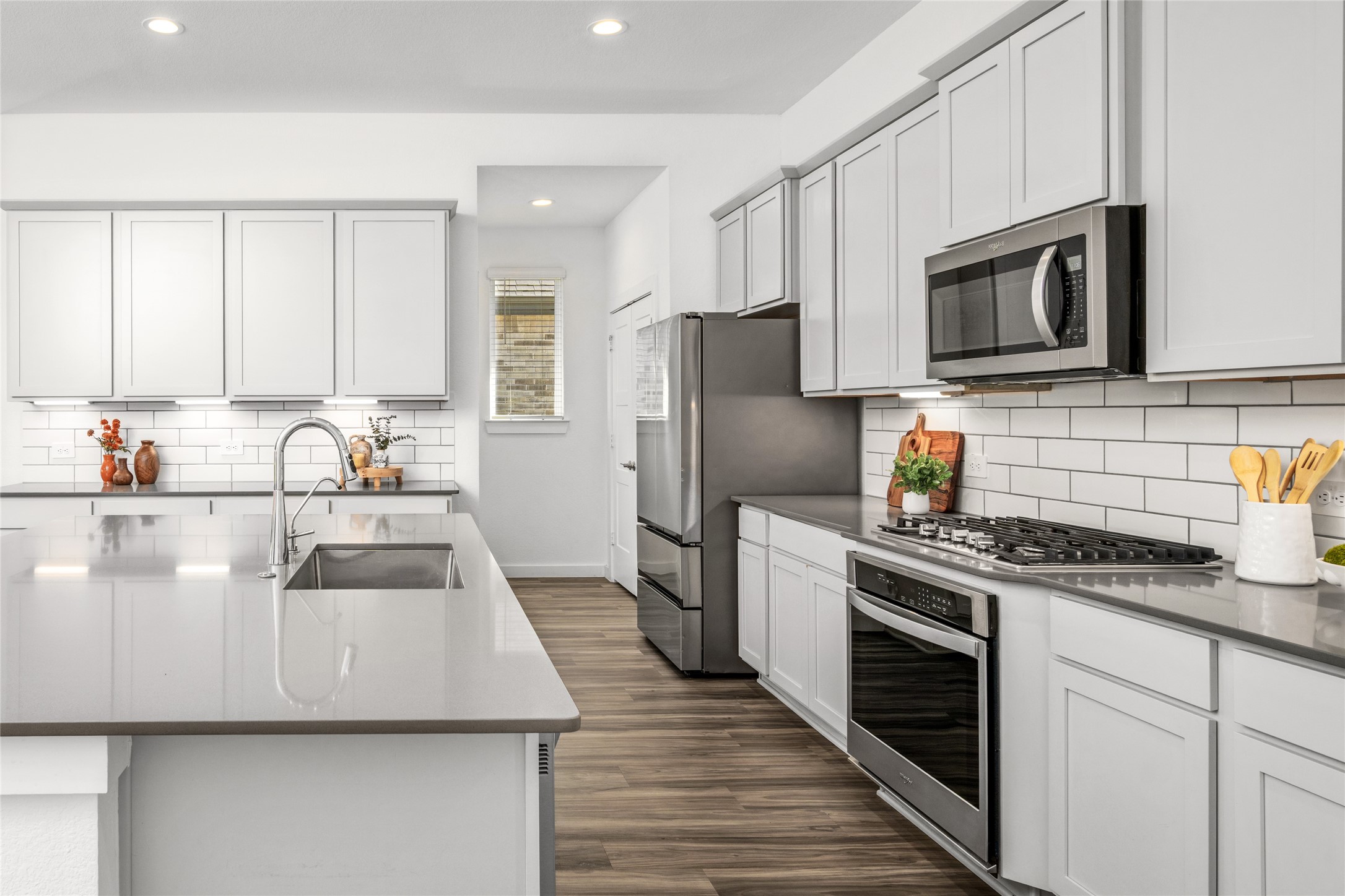 Tons of counter space and room for entertaining