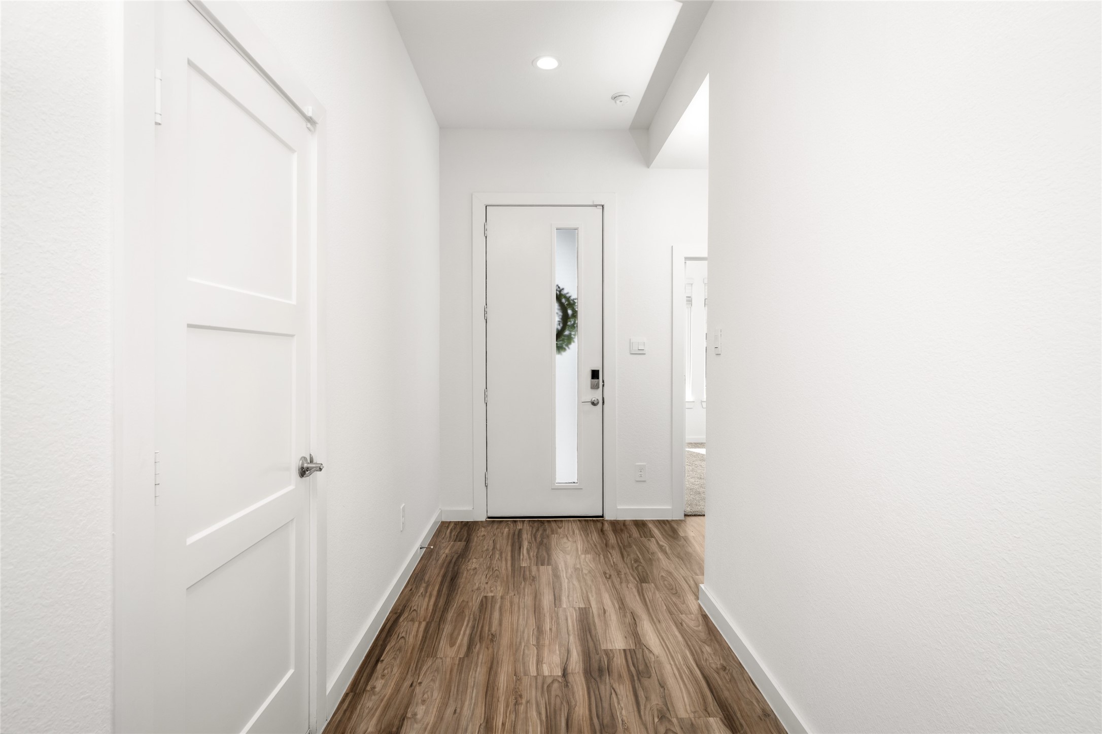 Enter this recent constructed home with modern fixtures.