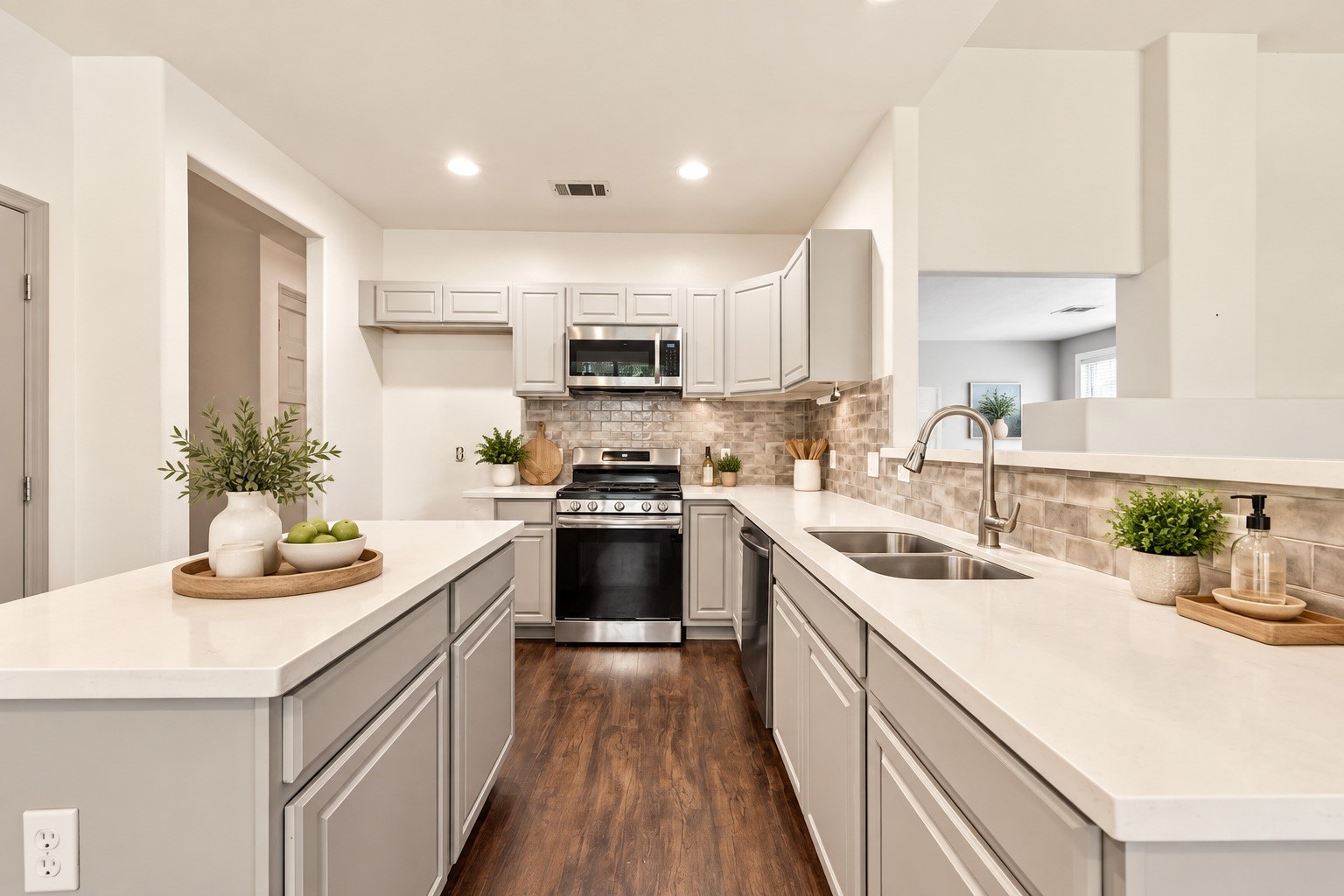 Virtual staging