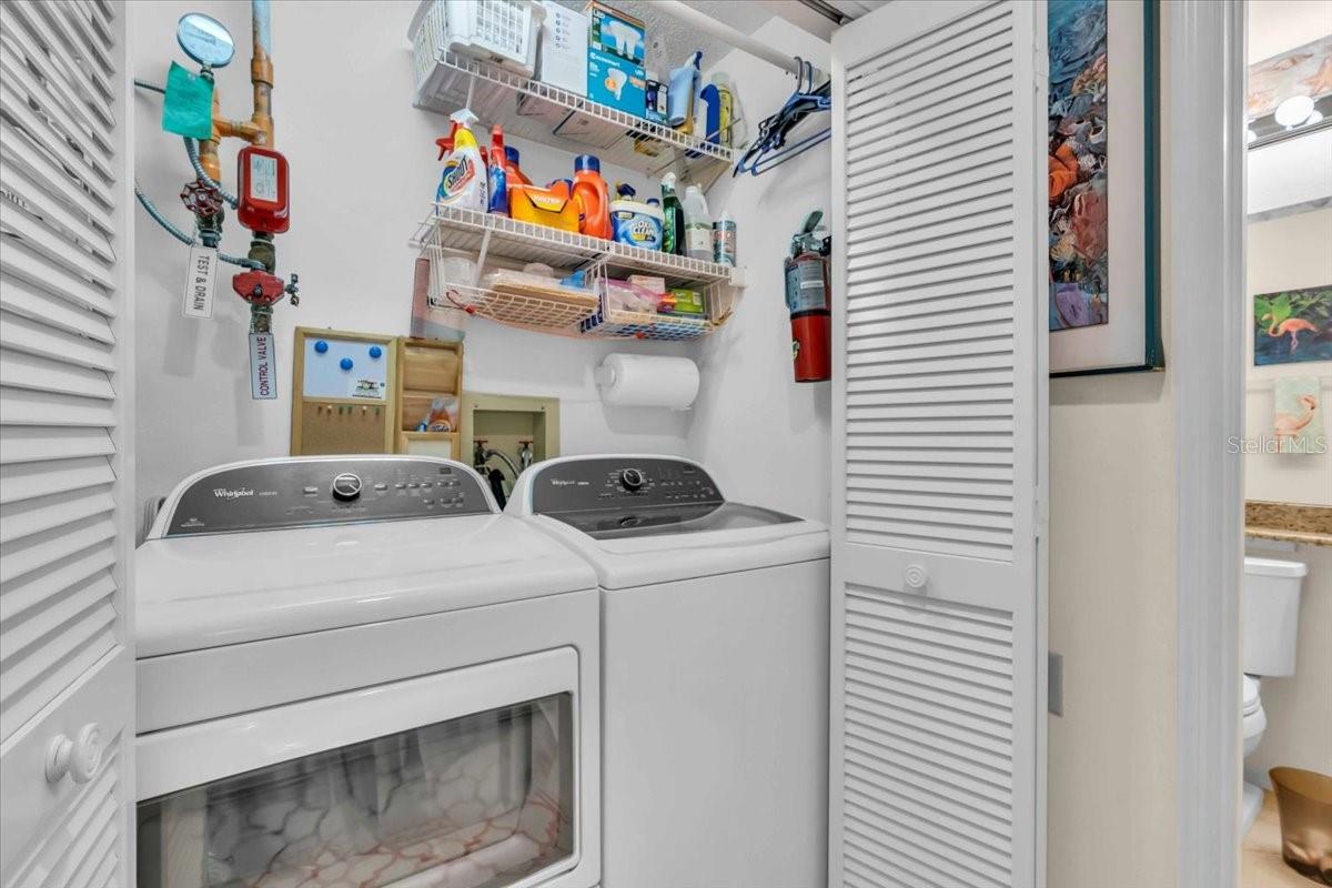 laundry area