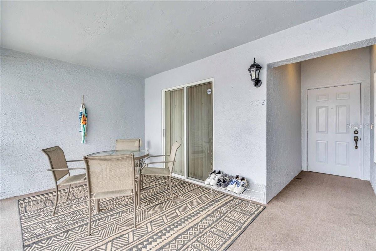 large front porch area