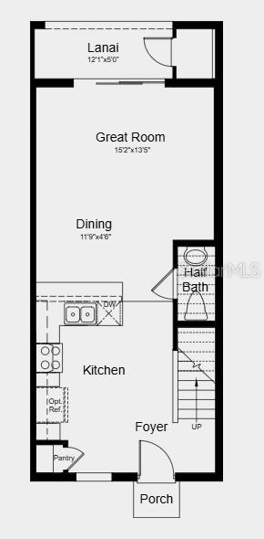 Floor 1 ~ Additional highlights include: updated tile in the main floor living areas, quartz countertops, and window blinds throughout the home