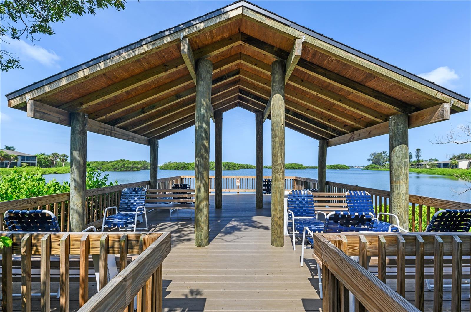 Gazebo along Sarasota Bay -