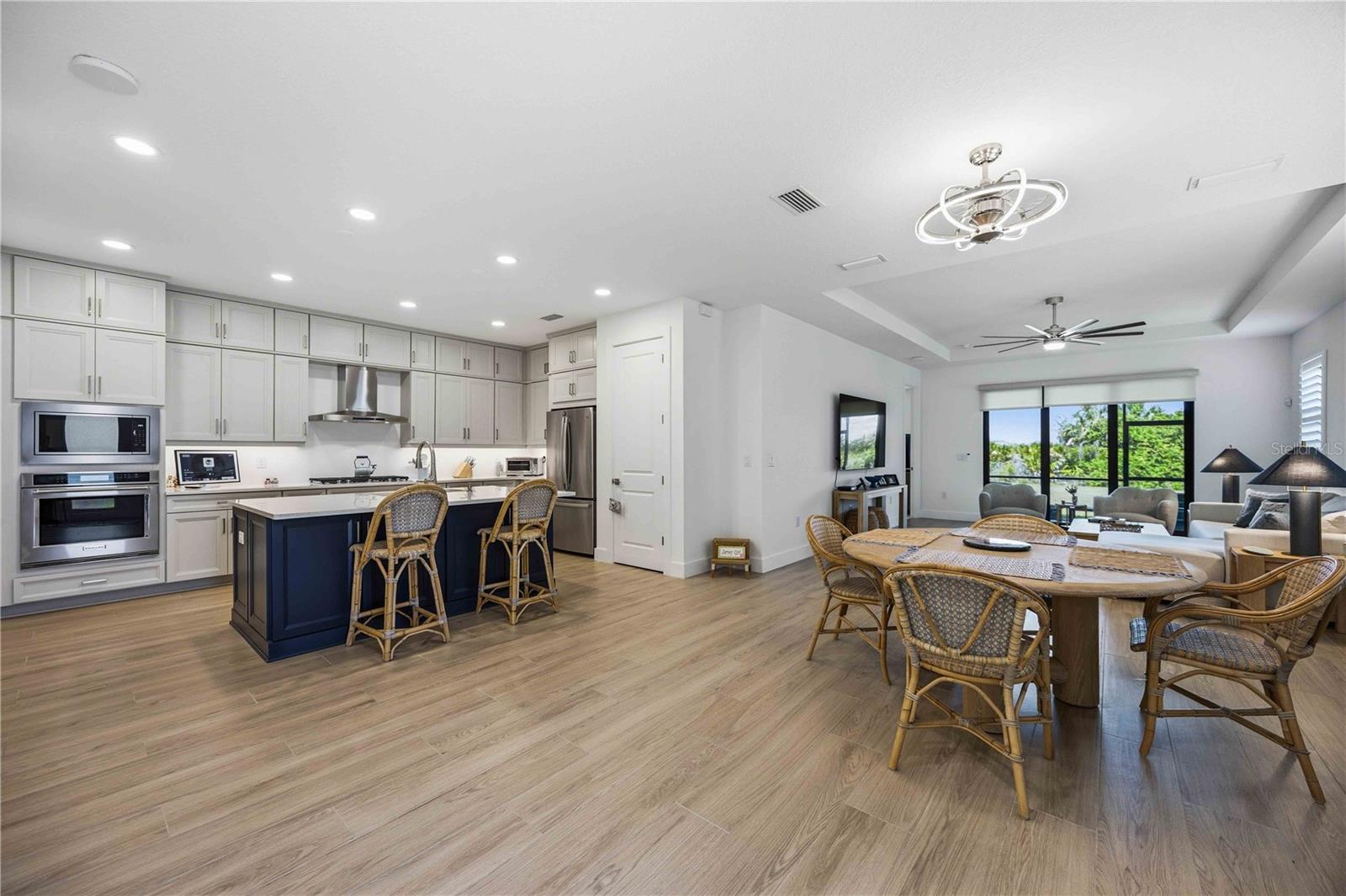 Kitchen and dining.