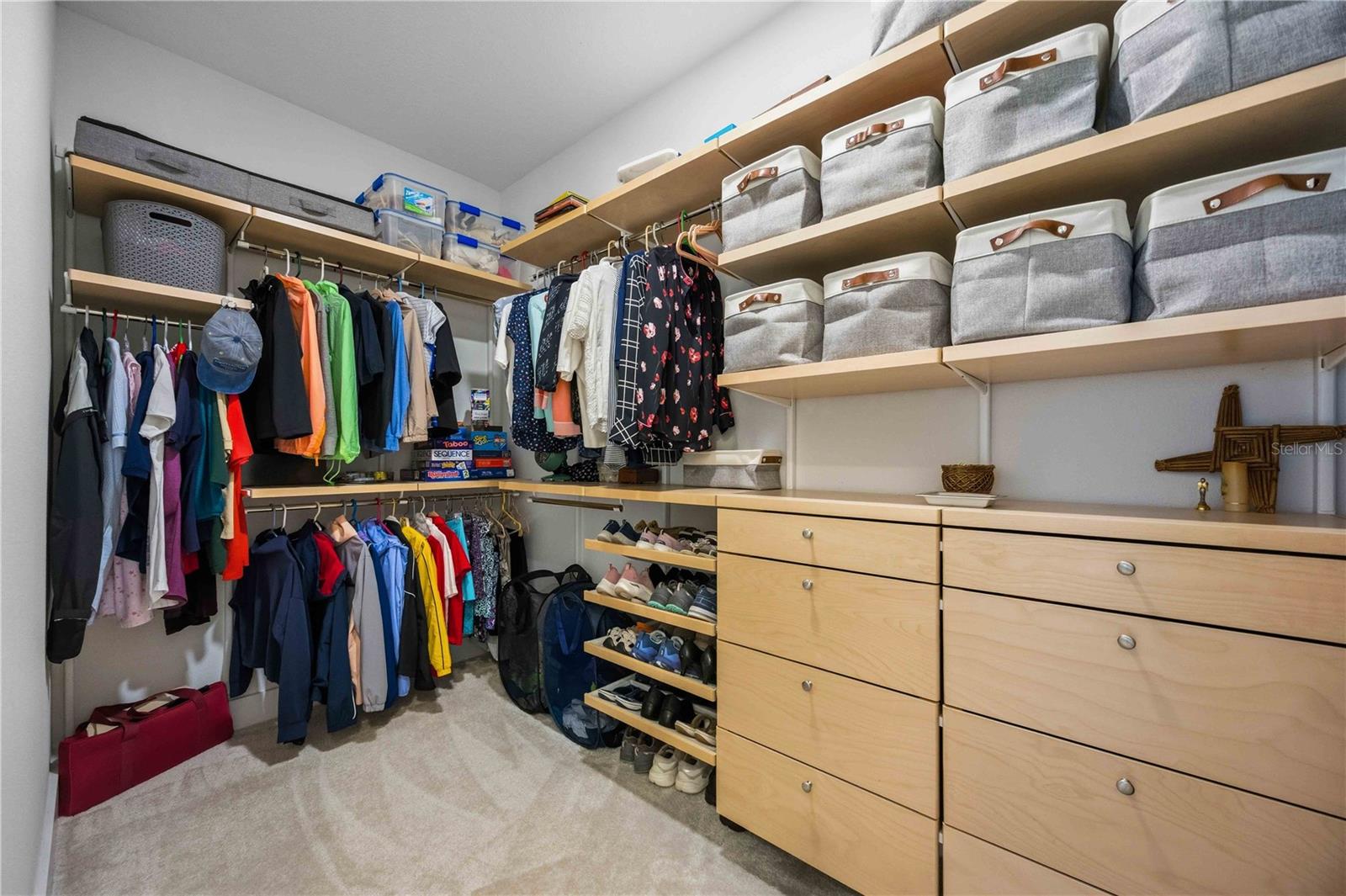 Primary closet.