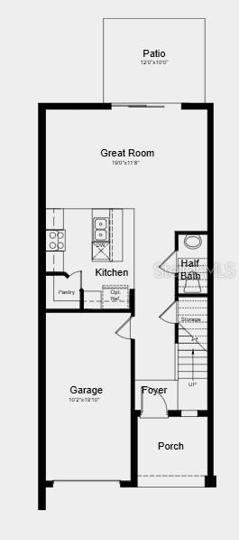 Floor 1 ~ Additional highlights include: Blinds, Laundry appliance package, refrigerator and garage door opener