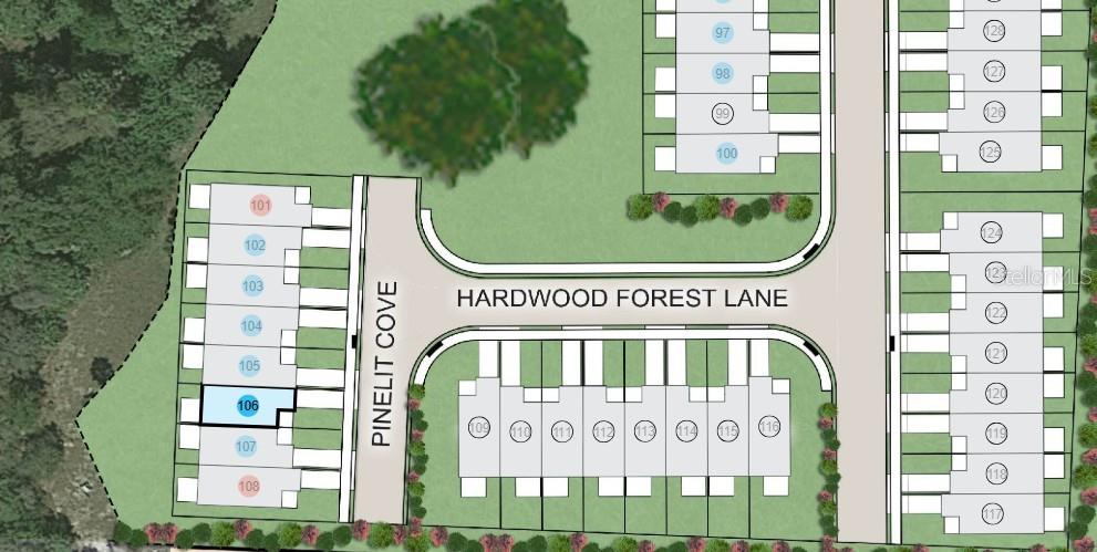 7121 Pinelit Cove Site Map