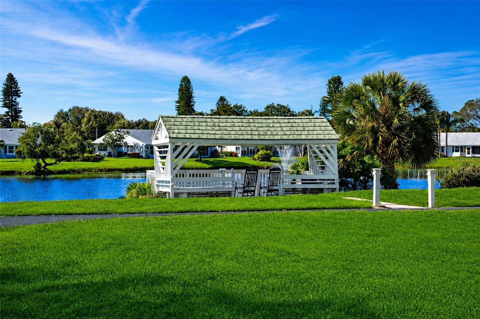 Mt Vernon lakeside gazebo