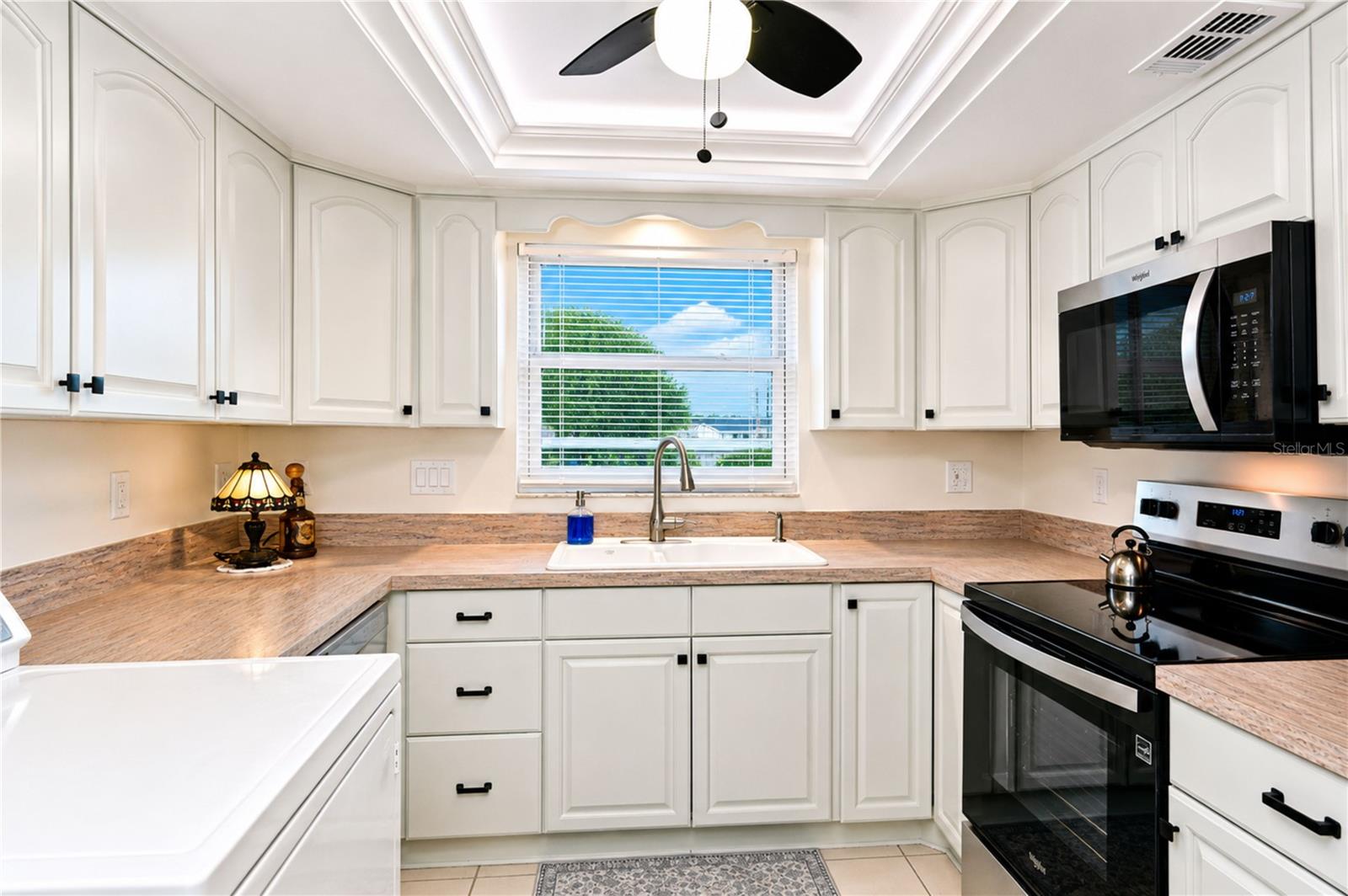 Plenty of storage and counter prep space for you