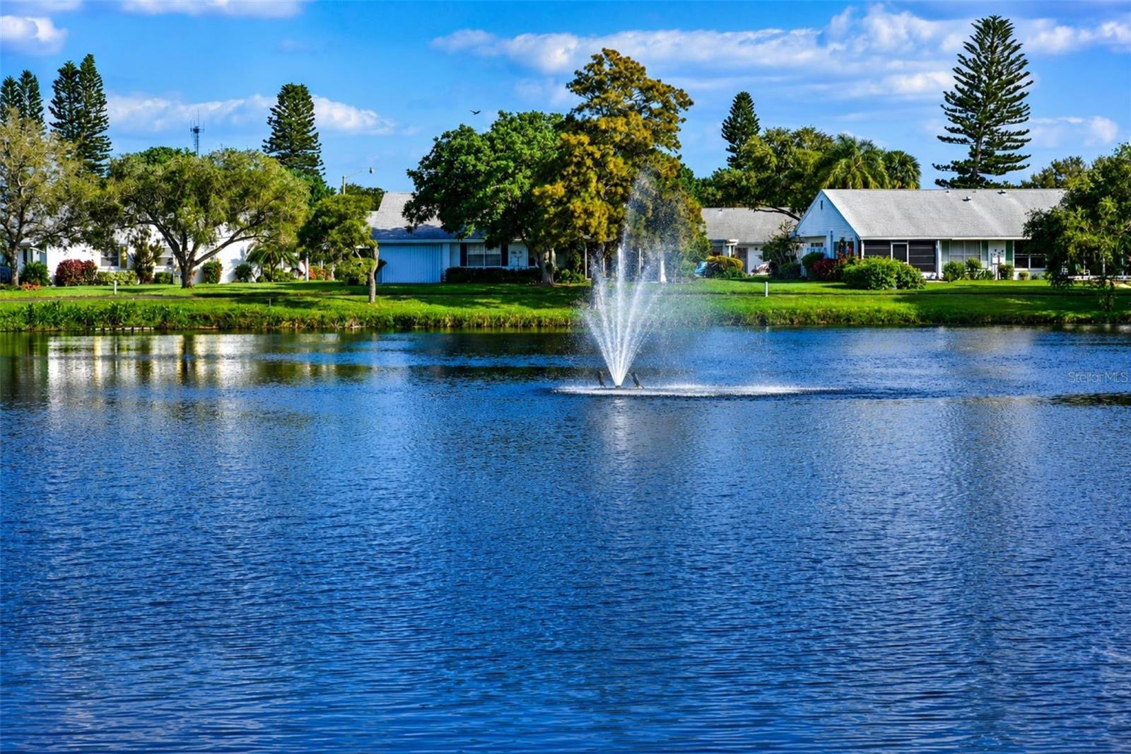 Mt Vernon lake fountain