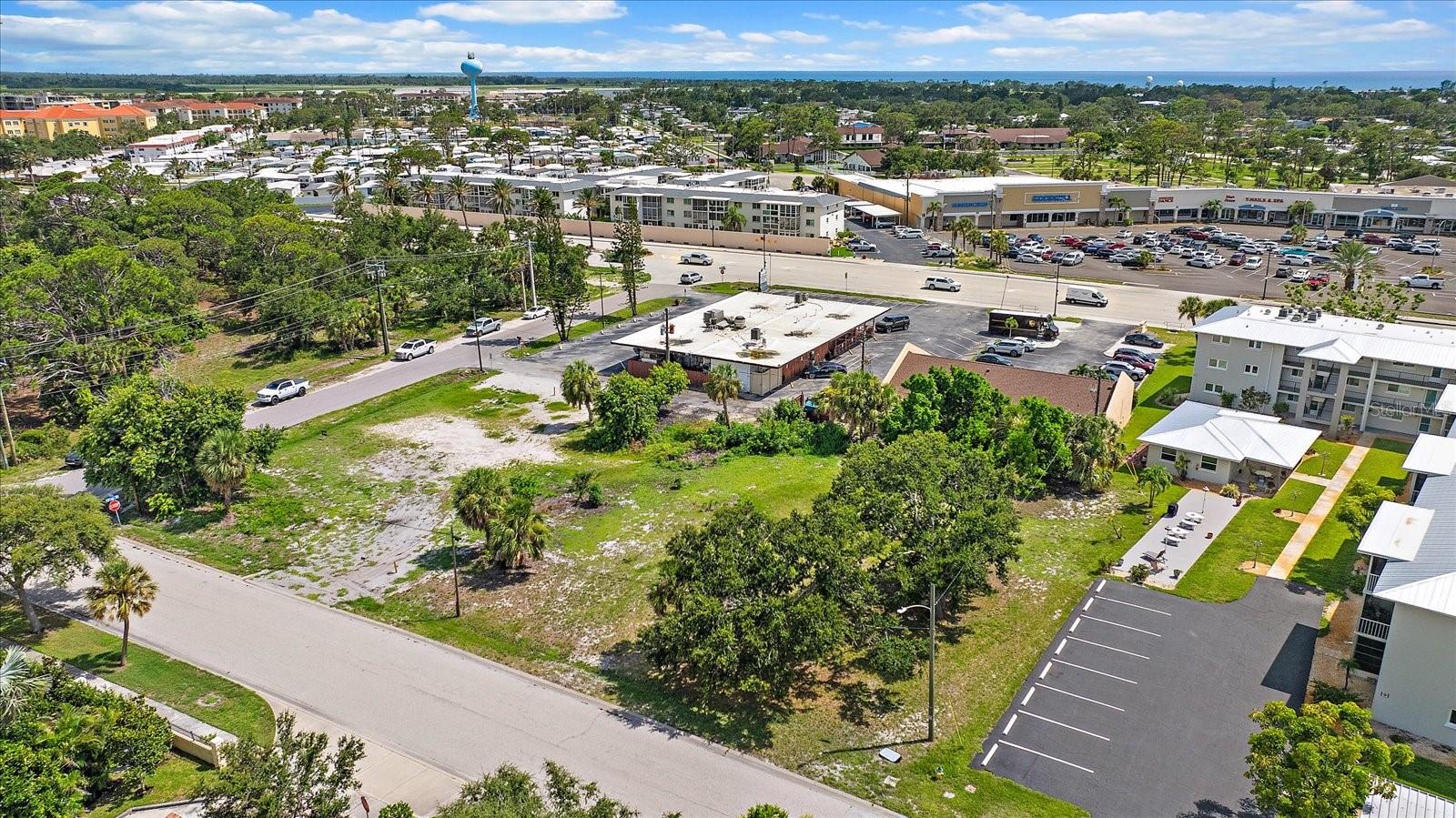 Aerial view of the lot Aerial view of the lot