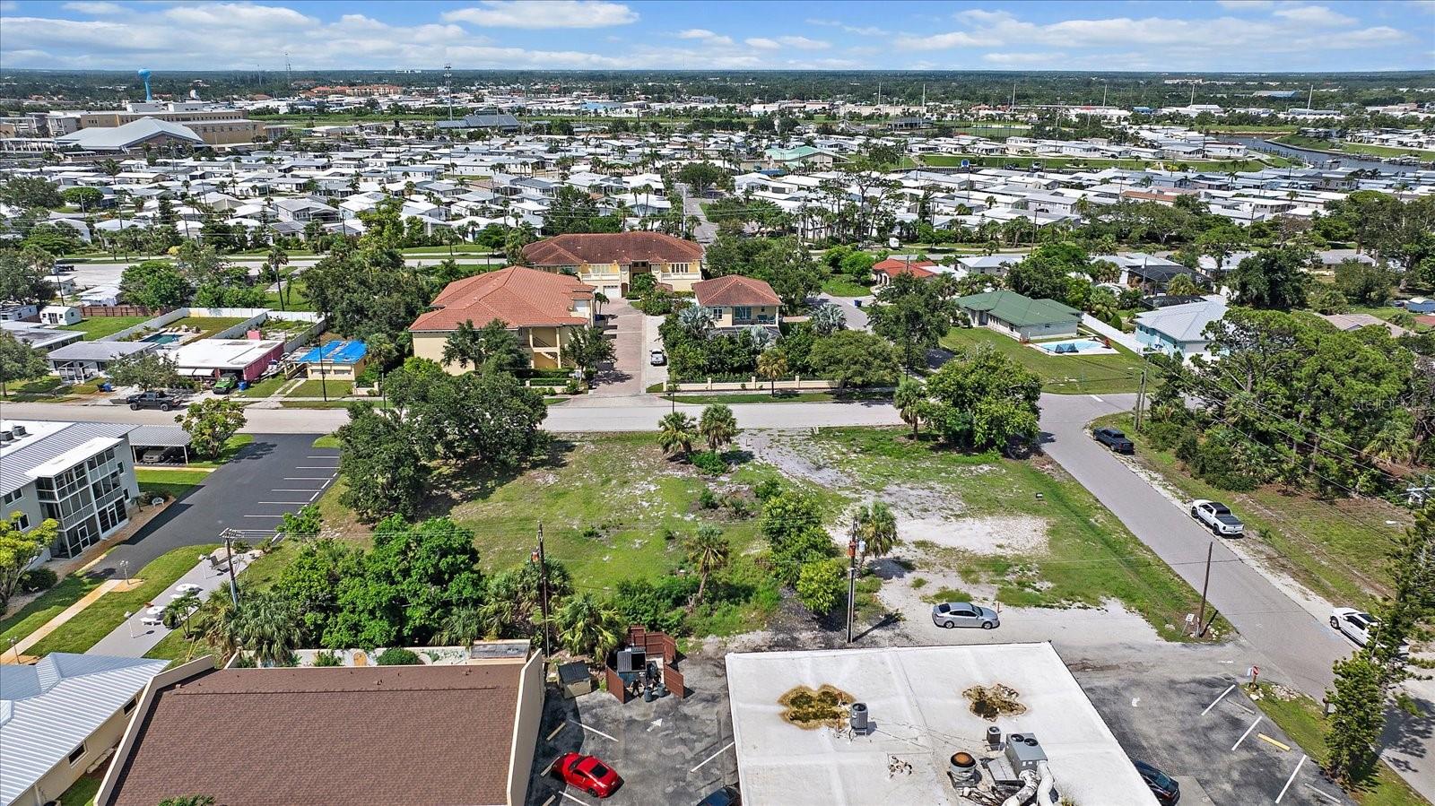 Aerial view of the lot Aerial view of the lot