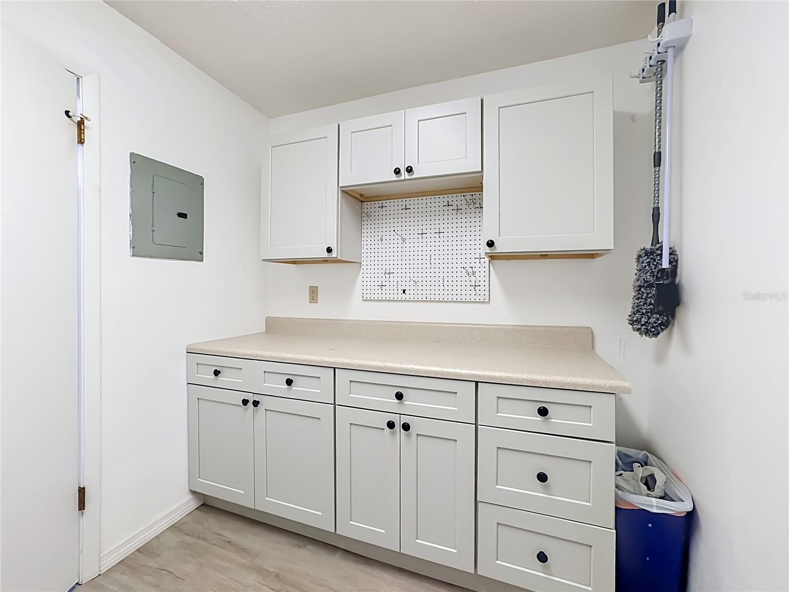 laundry room area