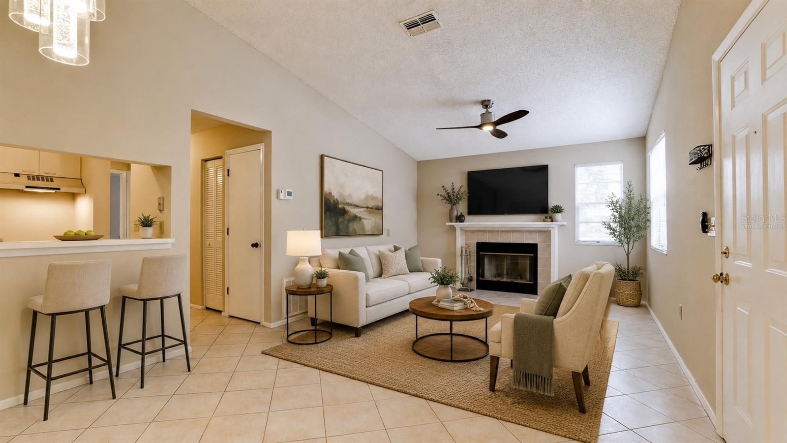 Living Room  Virtually Staged