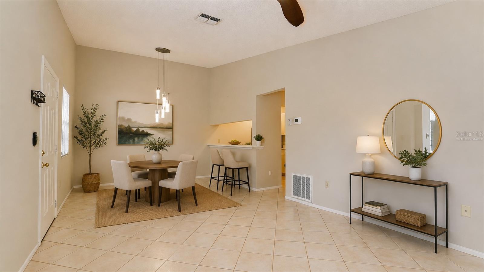 Dining Room  Virtually Staged