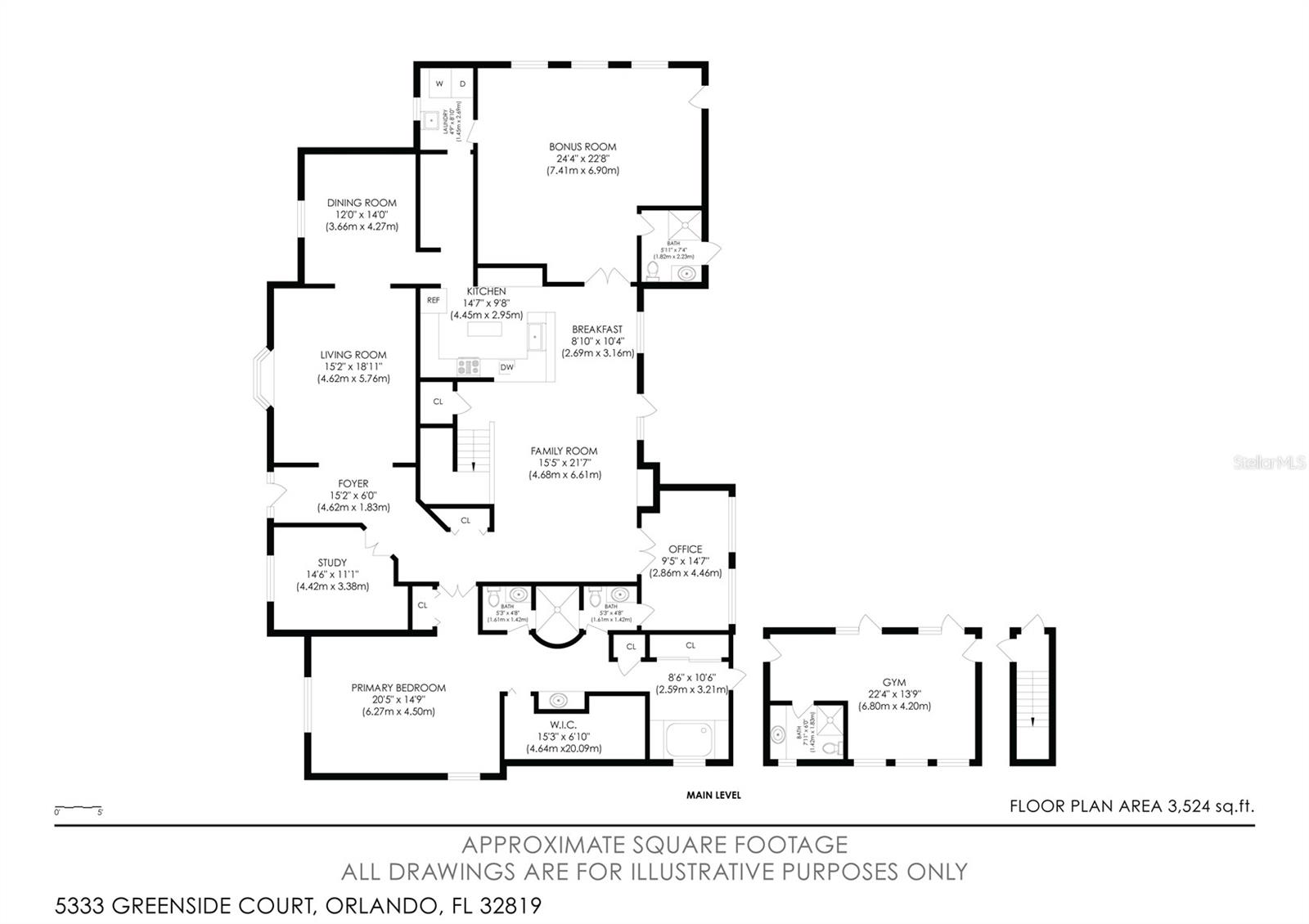 5333 GREENSIDE COURT, Orlando, FL 32819