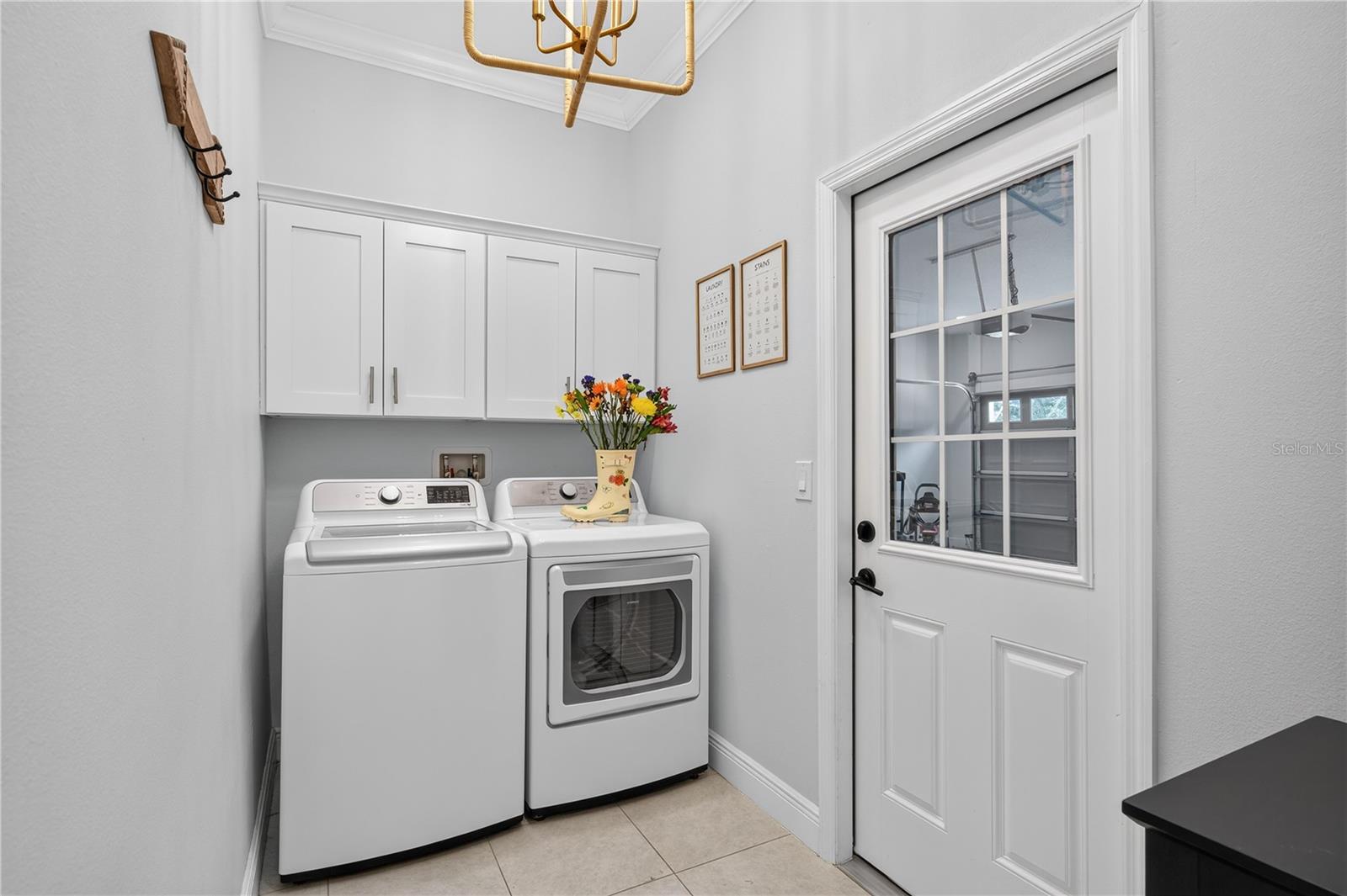 indoor laundry room-washer/dryer not included