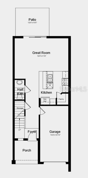 Floor 1 - Additional Highlights Include: GE refrigerator, washer and dryer, whole house blinds, and extended flooring at 1st floor