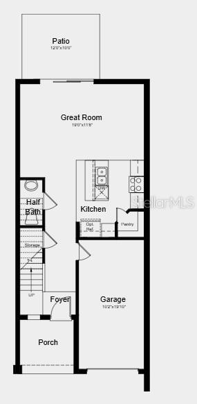 Floor 1 - Additional Highlights Include: GE refrigerator, washer and dryer, whole house blinds, and extended LVP flooring at 1st floor