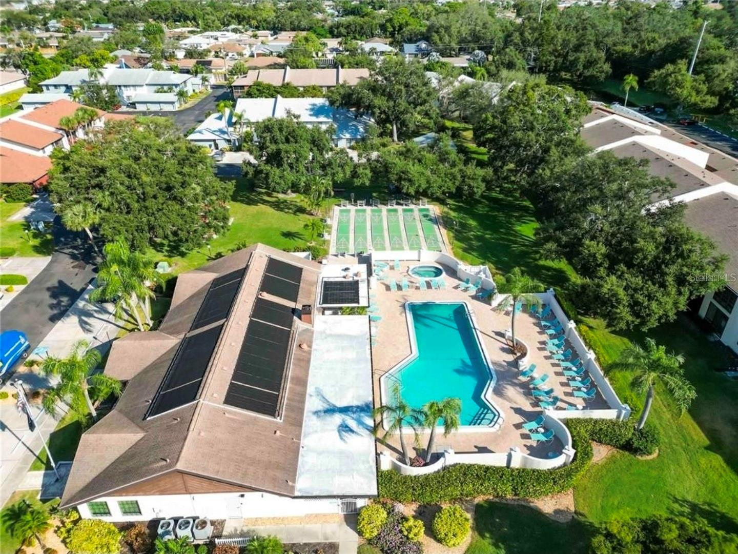 club House and pool