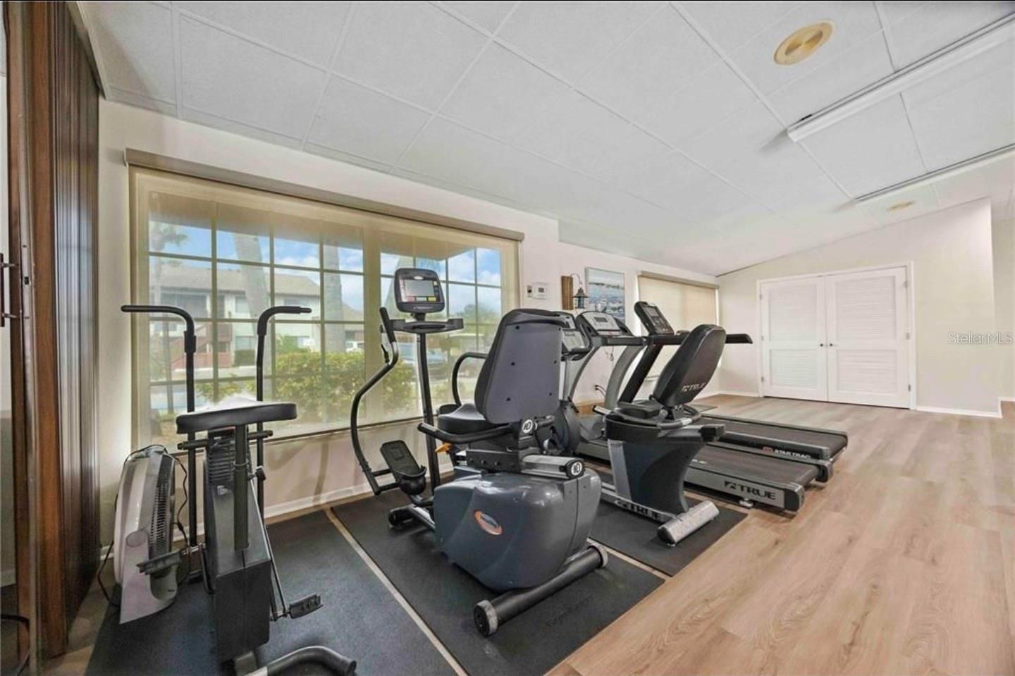 Workout area