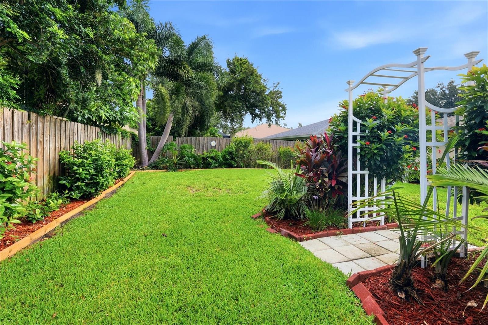 Landscaped Backyard