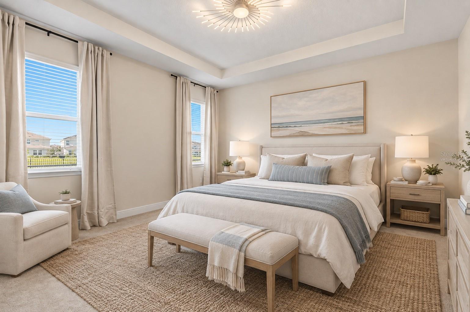 Virtually staged - Primary Suite