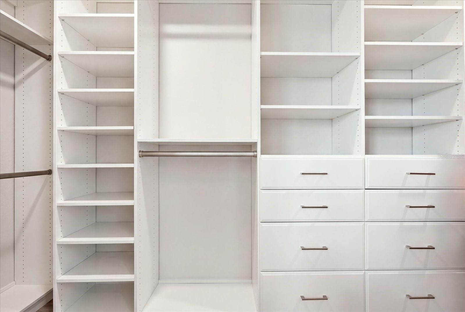 PRIMARY BUILT IN CLOSET