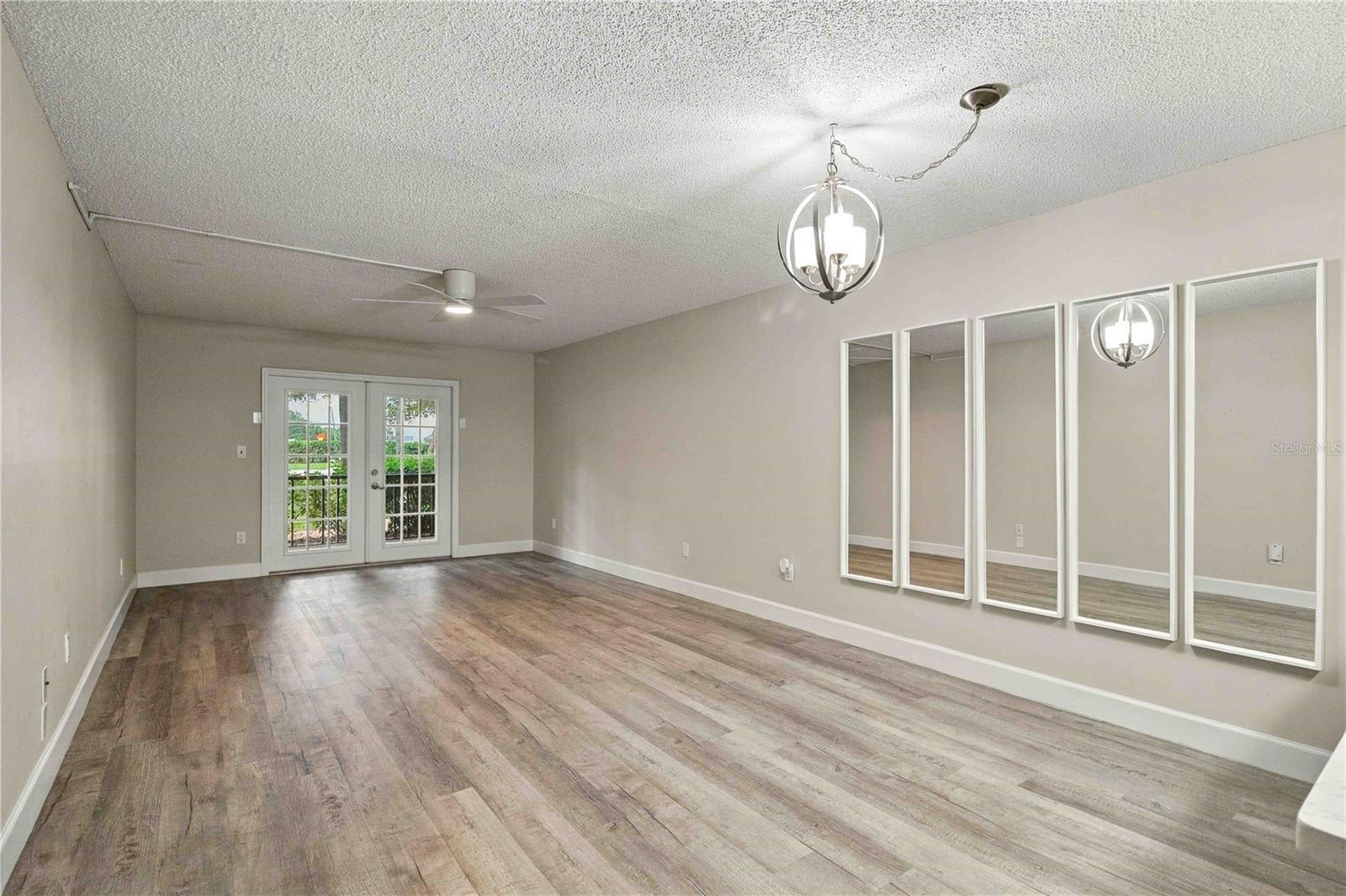 Living Room and Dining Room