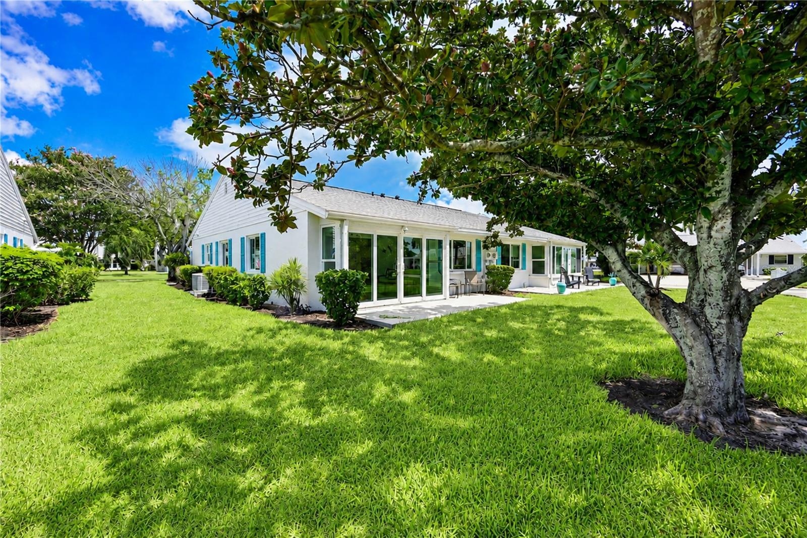 Back of villa